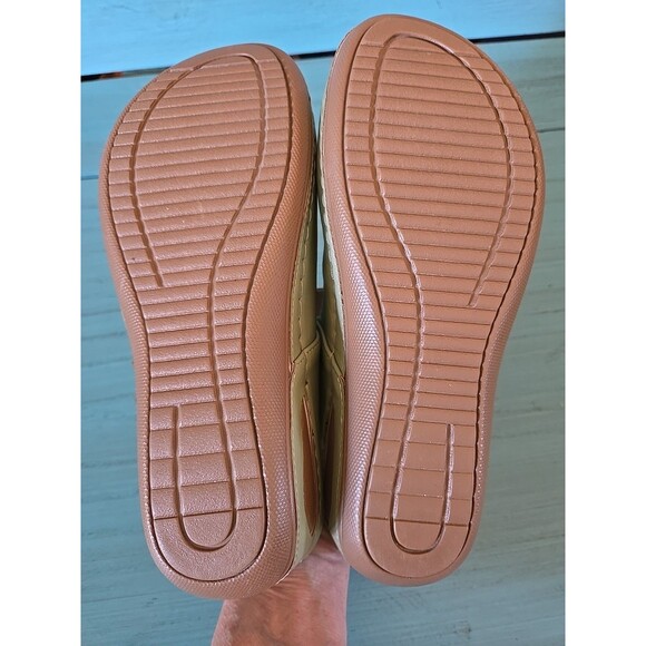 ALICEGANA WOMEN'S MULE SHOES COMFY WEDGE SLIP-ONS M Green SIZE 38 US Sz 7.5 NEW - Picture 5 of 9